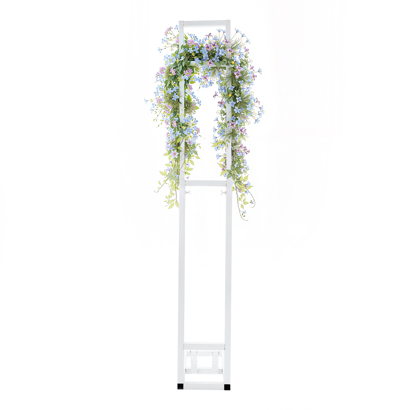 White Freestanding Iron Weddin - đánh giá và giá Photo Booth Frame
