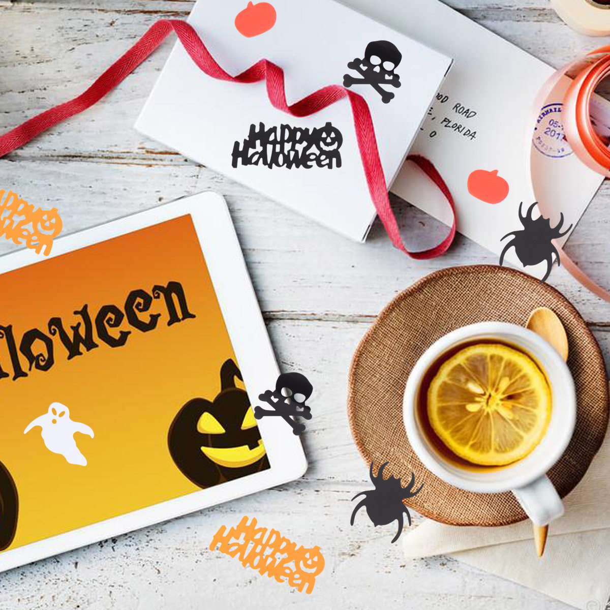 78g Mixed Halloween Party Pape - đánh giá và giá Papercraft Supply Confetti