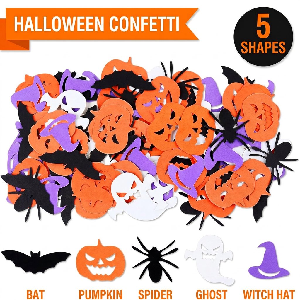 Halloween Party Decorations Co - đánh giá và giá Papercraft Supply Confetti