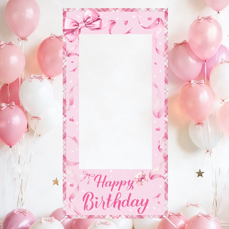 Pink Bow Photo Booth Frame Swe - đánh giá và giá Photo Booth Frame