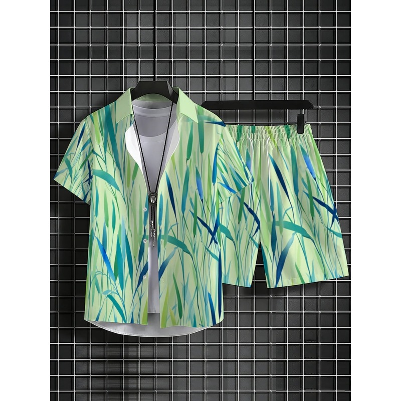 Summer Men's Tropical Print Sh - đánh giá và giá Event & Party Supply Photos