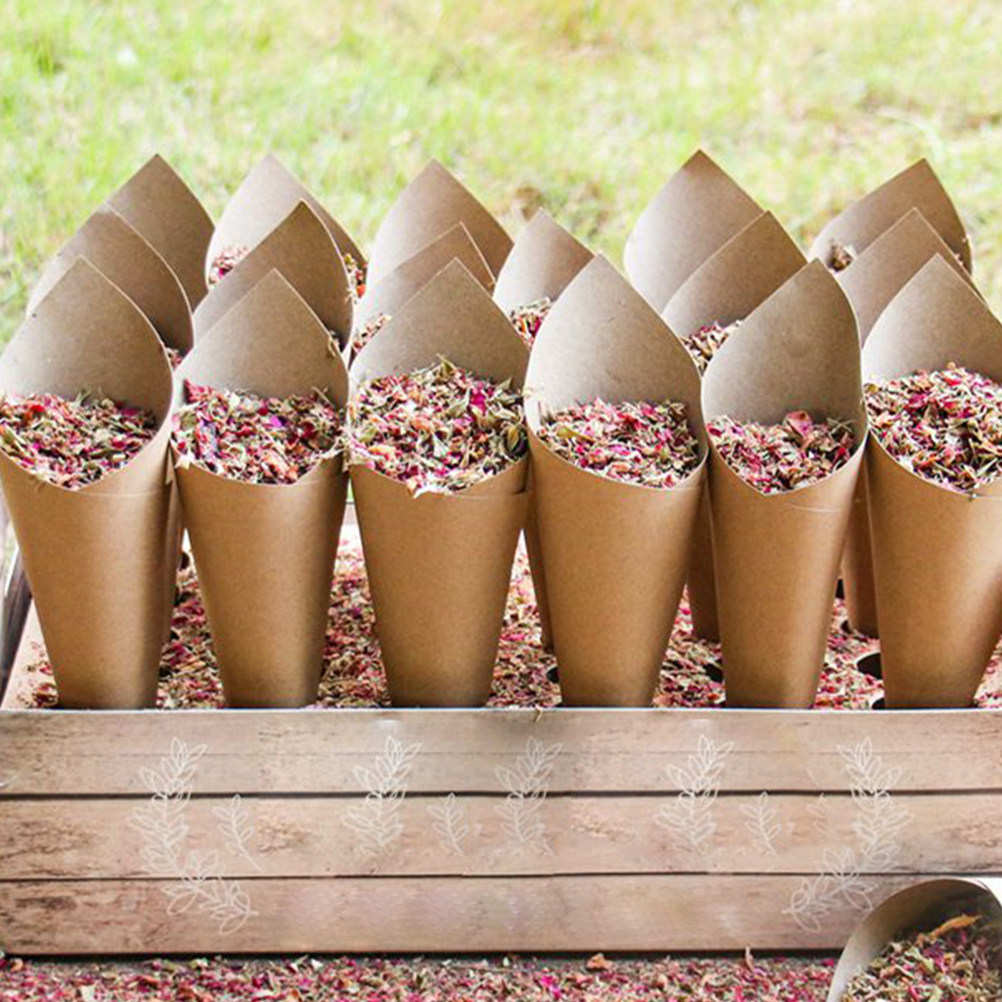 90Pcs Paper Petal Cones Foldab - đánh giá và giá Papercraft Supply Confetti