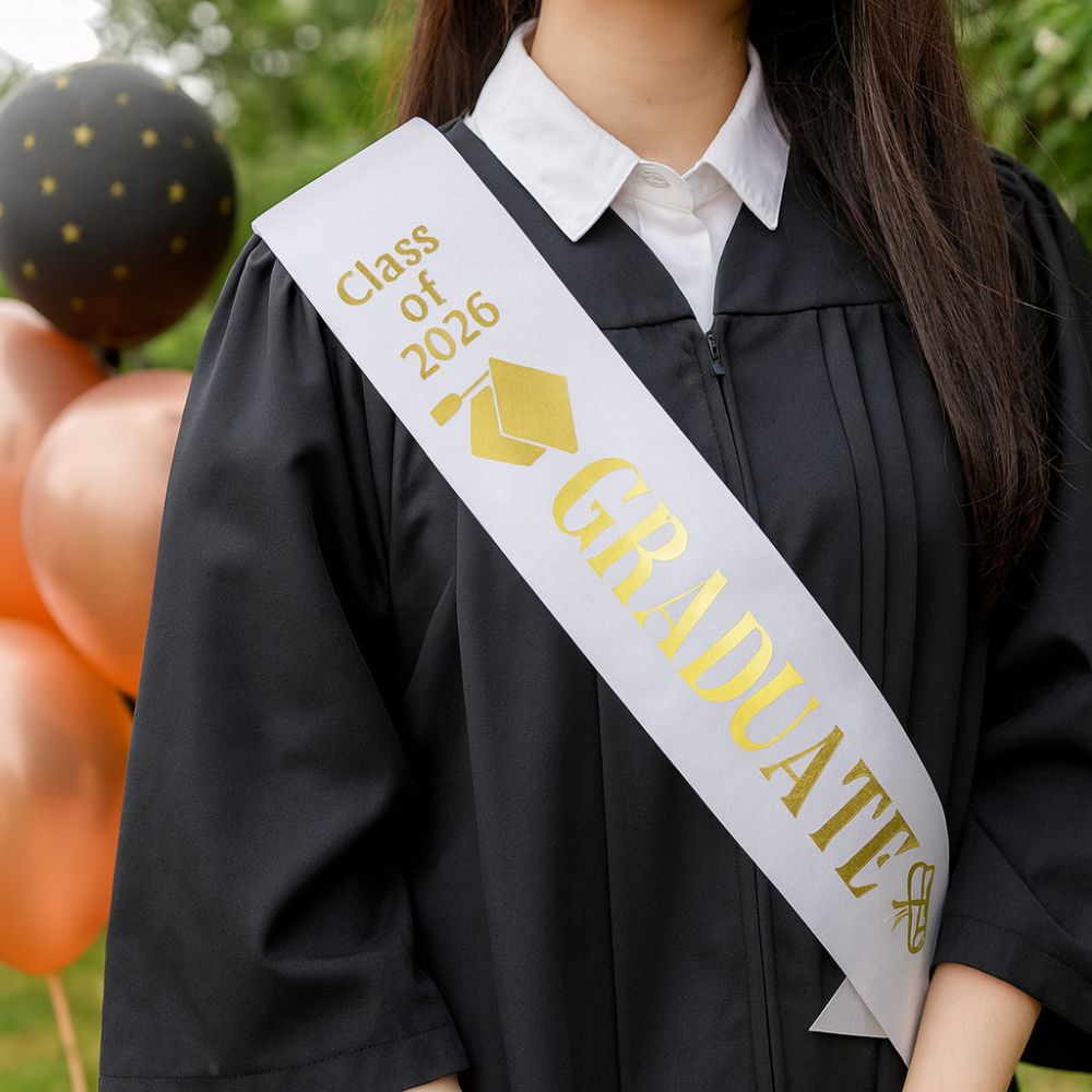 Class of 2026 2026 Graduation  - đánh giá và giá Birthday Sash Glitter