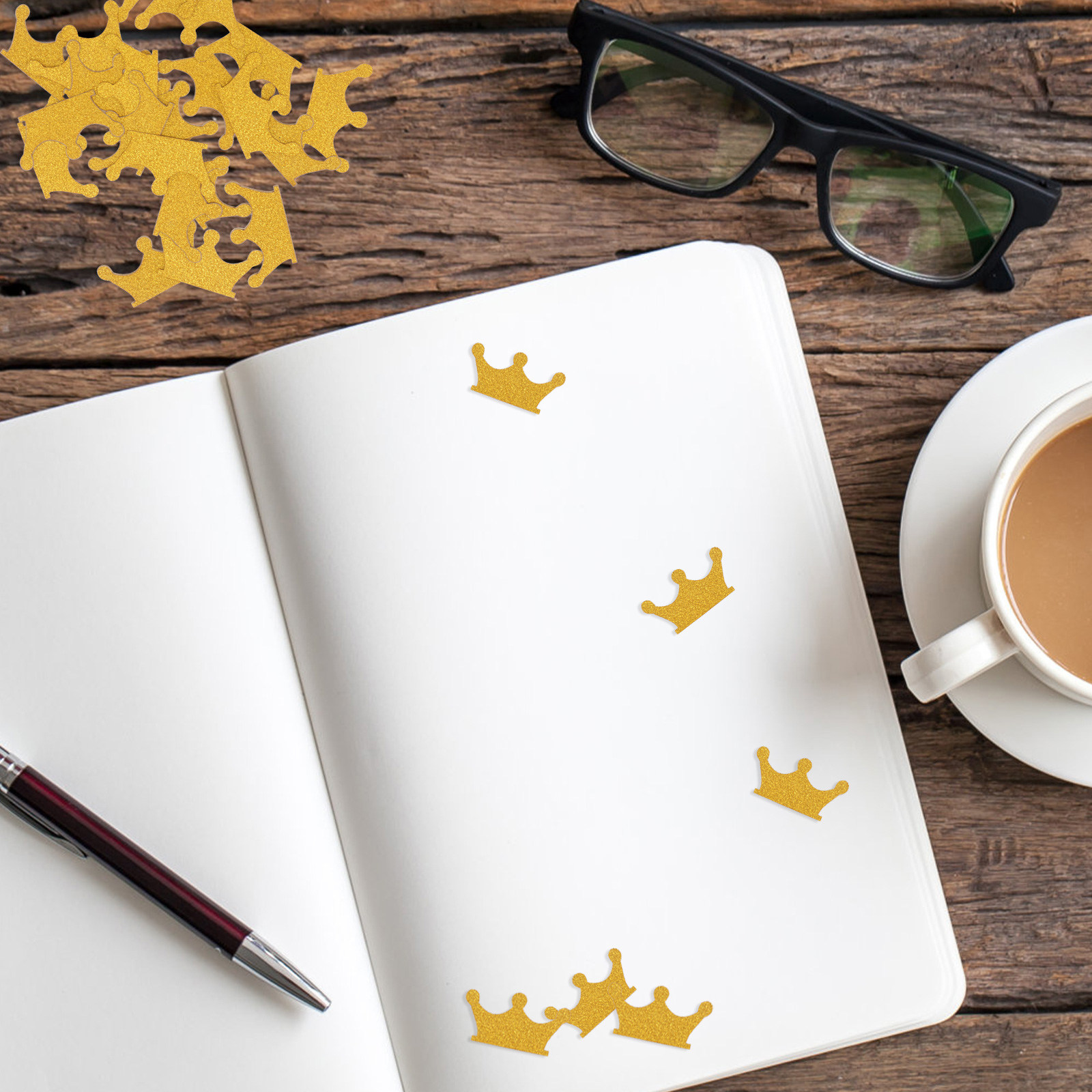 200Pcs Crown Shaped Confetti P - đánh giá và giá Papercraft Supply Confetti