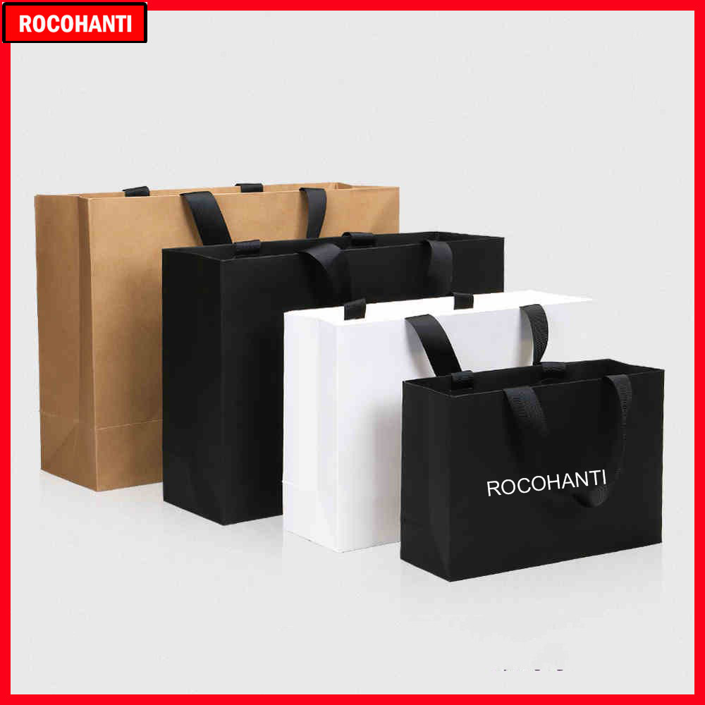 50X Tùy Chỉnh Logo Giấy Túi Nơ - đánh giá và giá Event Party Shop