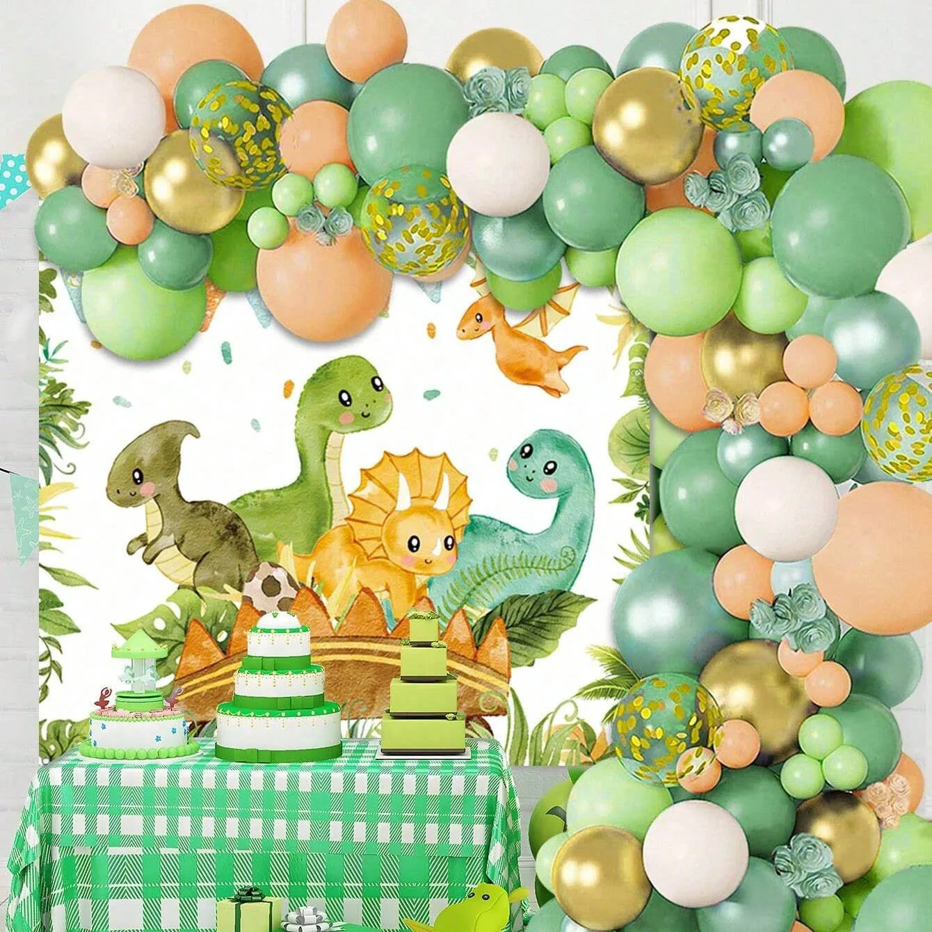 Dinosaur Balloon Set Arch for  - đánh giá và giá Balloon Arch Kit