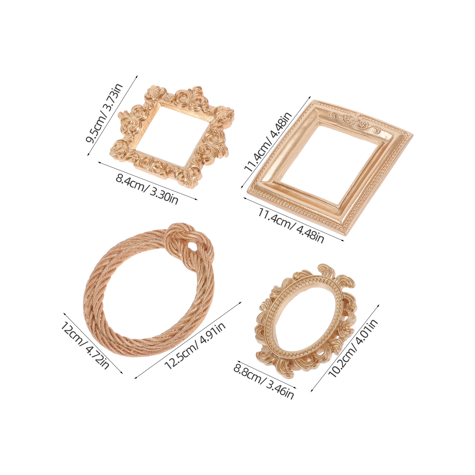 4Pcs Mini Vintage Resin Pictur - đánh giá và giá Photo Booth Frame