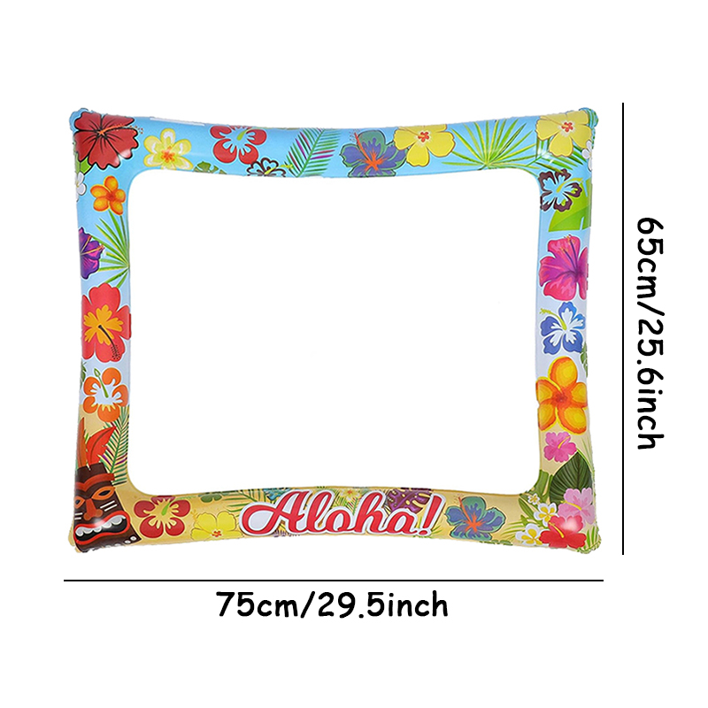 1pc Hawaiian Aloha Theme Infla - đánh giá và giá Photo Booth Frame