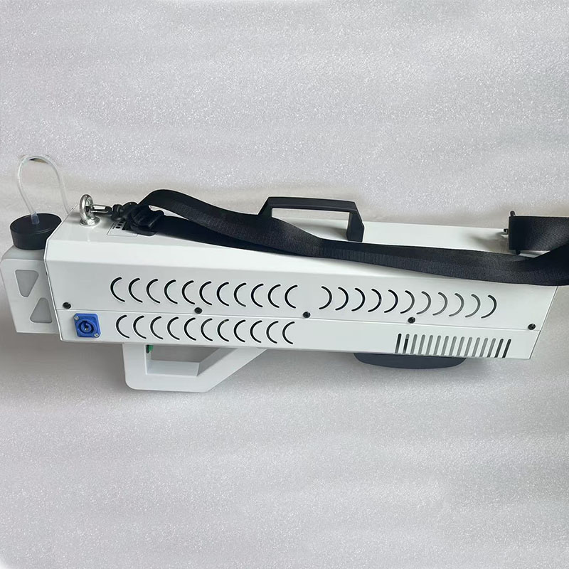 New RGB Handheld Smoke Jet Gun - đánh giá và giá Event Party Dj