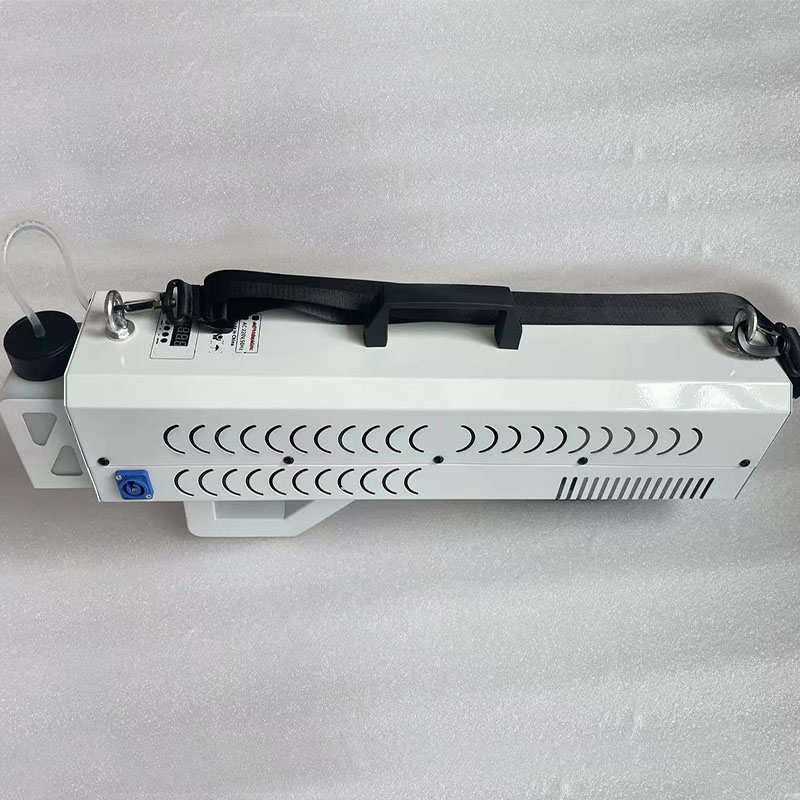 New RGB Handheld Smoke Jet Gun - đánh giá và giá Event Party Dj