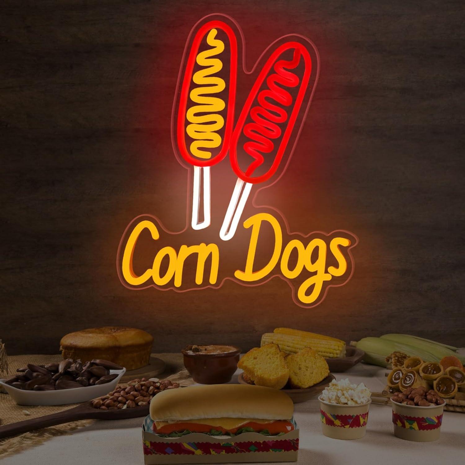 Corn Dog Neon Sign Snack USB D - đánh giá và giá Neon Sign Party