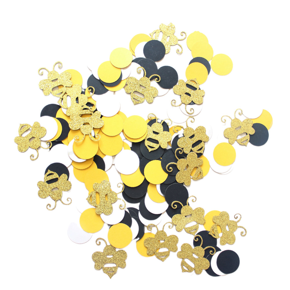 1Set Cartoon Bee Paper Scrap R - đánh giá và giá Papercraft Supply Confetti