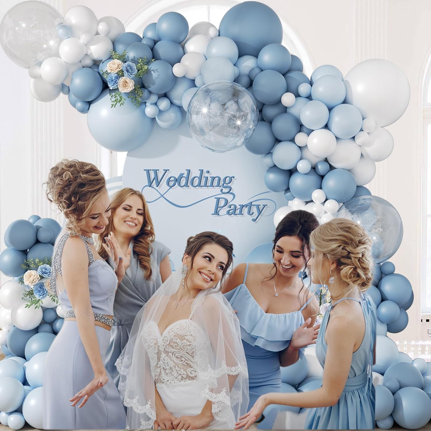 105Pcs Dusty Blue Balloon Arch - đánh giá và giá Balloon Arch Kit